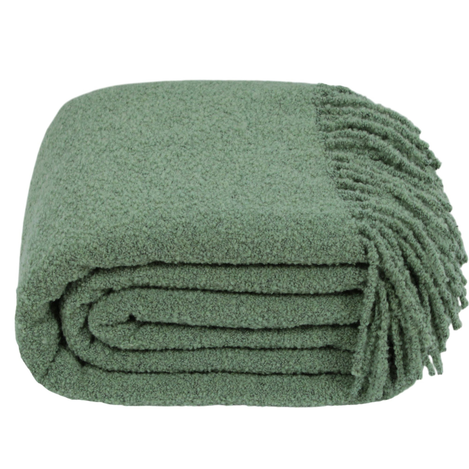 Hallikasroheline boucle pleed