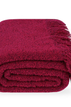 Premium boucle fuksia
