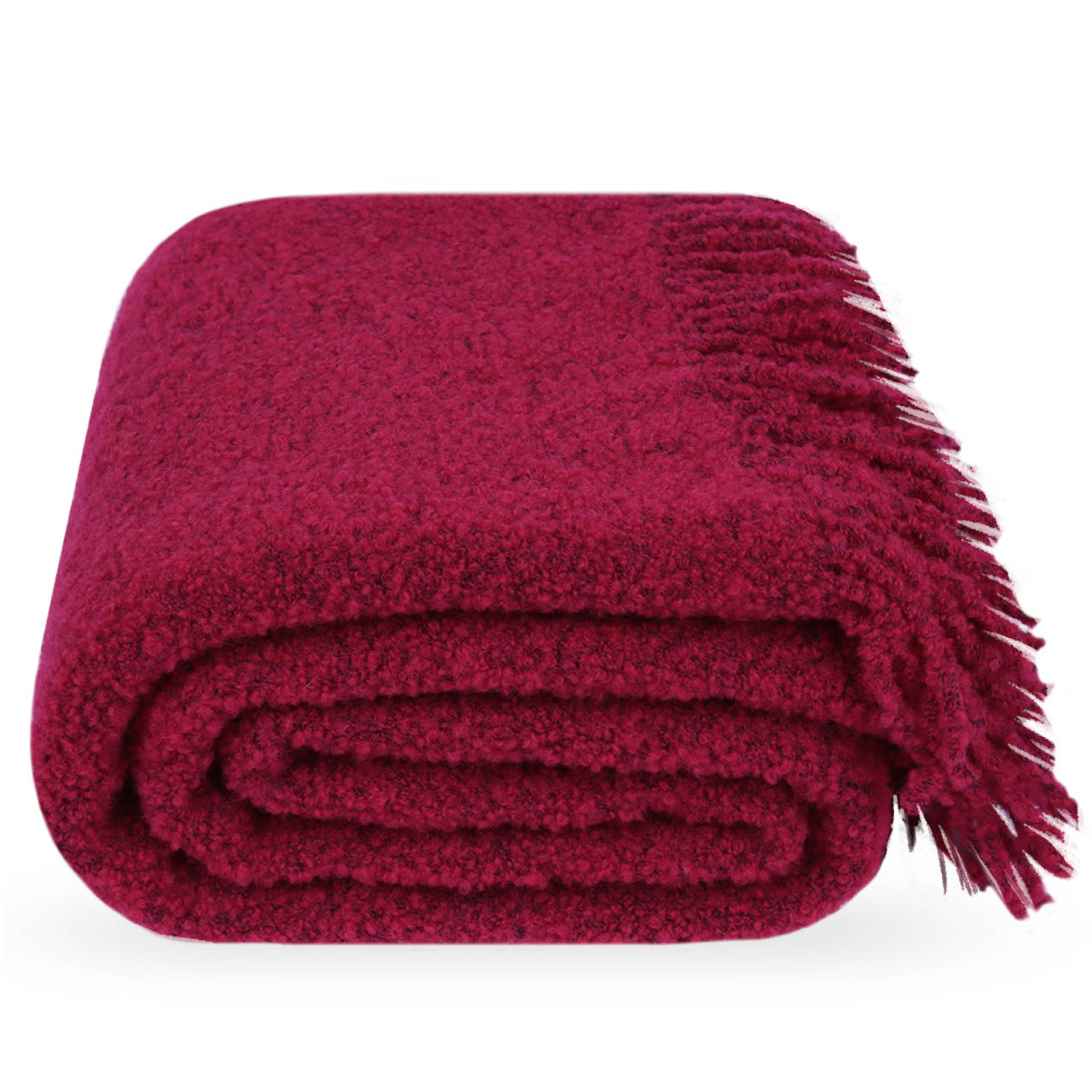 Premium boucle fuksia