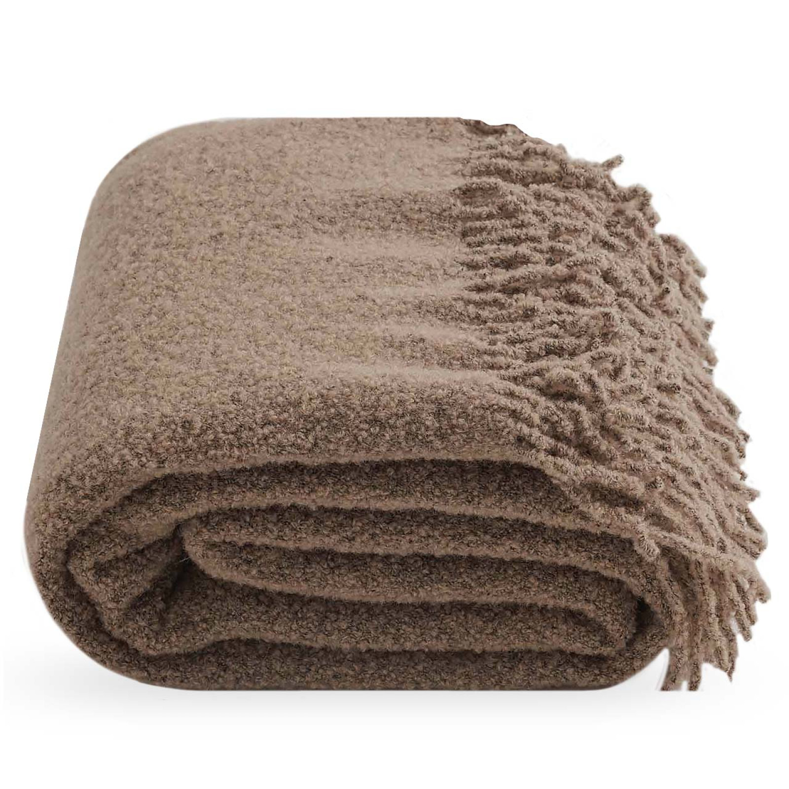 Premium boucle helepruun