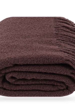 Premium boucle kastanipruun