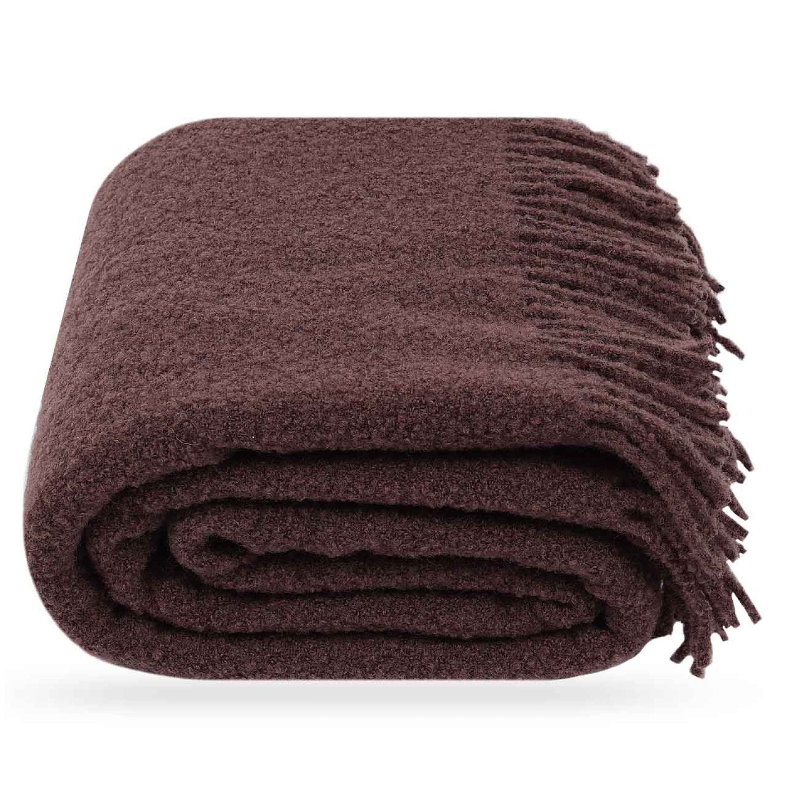 Premium boucle kastanipruun