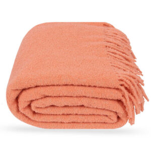Premium boucle lõheroosa