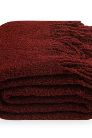 Premium boucle punakaspruun
